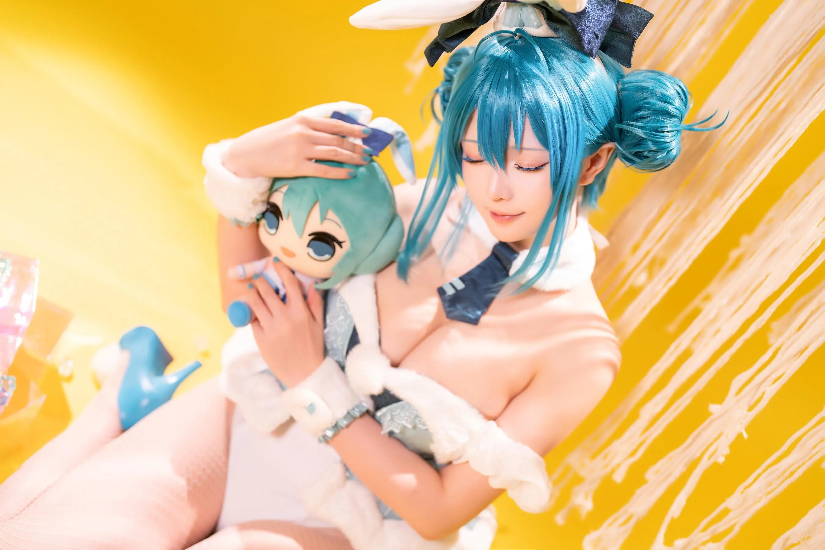 星之迟迟 – NO.158 23年9月计划A 初音未来 白兔女郎 [77P]插图1